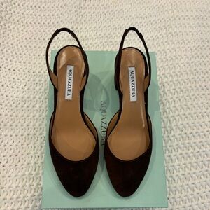 Aquazzura Brown Heels